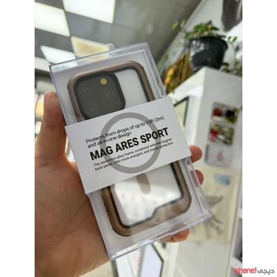 قاب شفاف گوشی آیفون 16 پرو مدل کی‌ زد‌ دو Mag Ares Sport